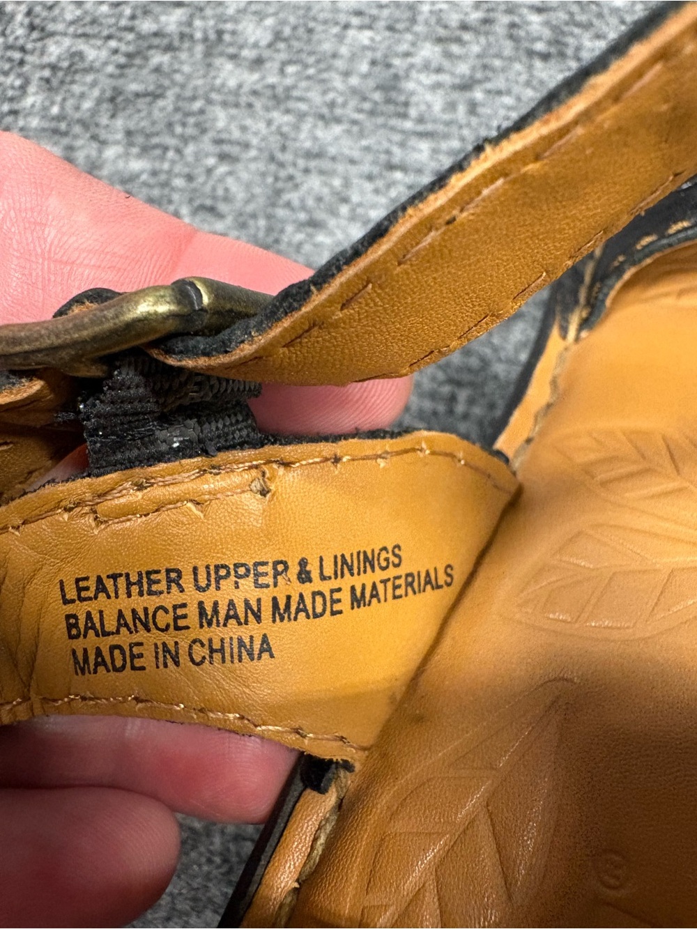 Born Black and Tan Leather Ankle-Strap Sandals - Picture 13 of 14
